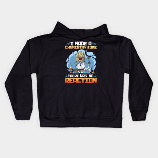 I Made A Chemistry Joke There Was No Reaction Kids Hoodie